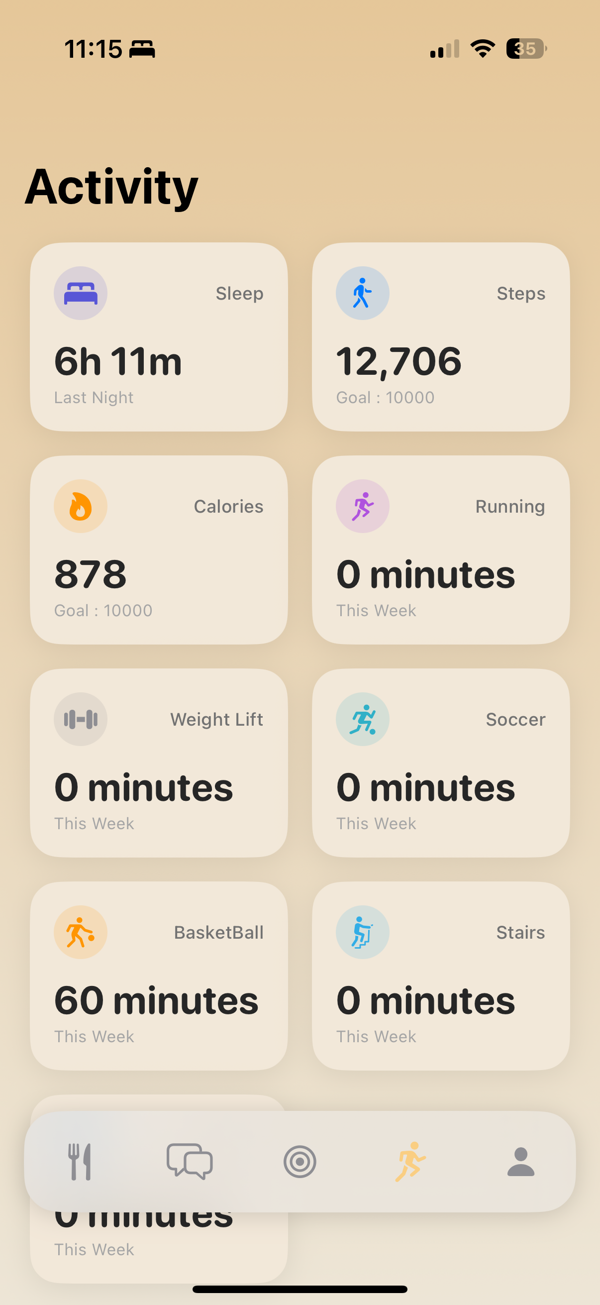 Activity Tracking